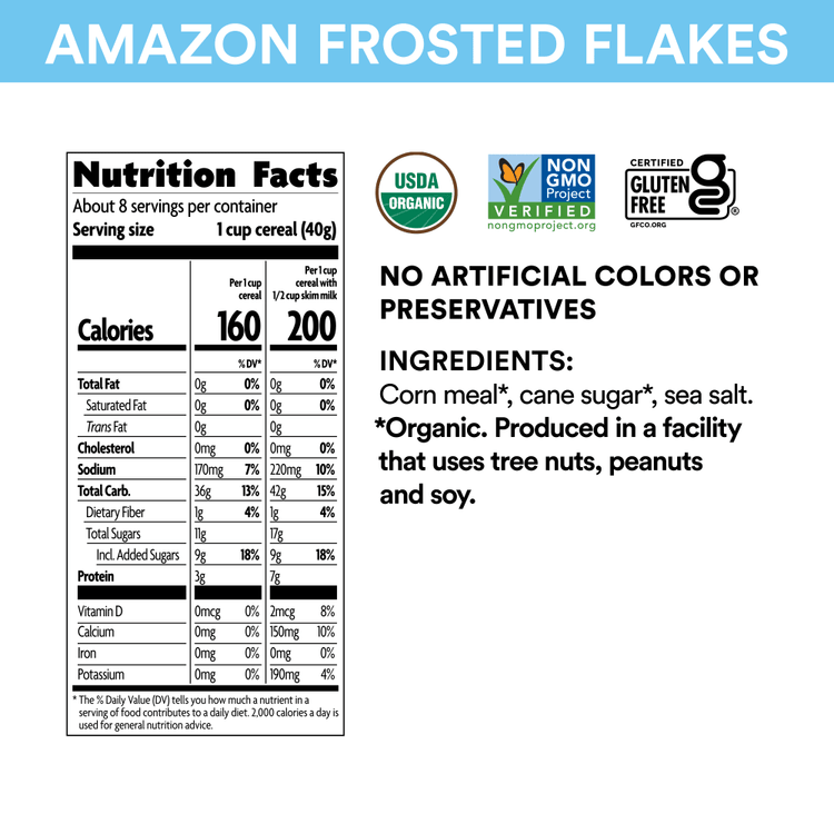 Amazon Frosted Flakes Cereal, 11.5 oz Box