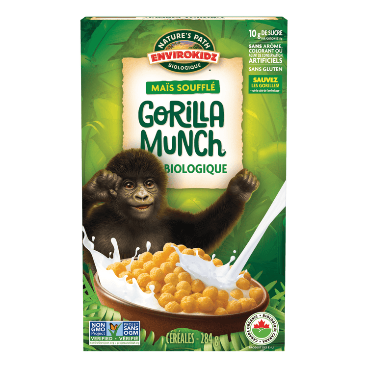 Gorilla Munch Cereal, 284 g Box
