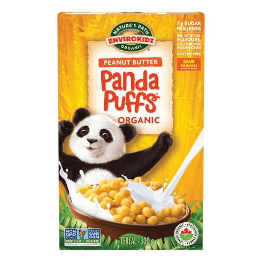 Panda Puffs Cereal, 300 g Boîte