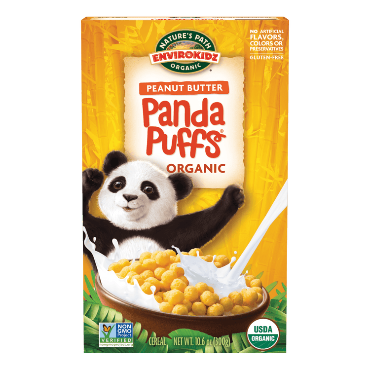 Panda Puffs Cereal, 10.6 oz Box