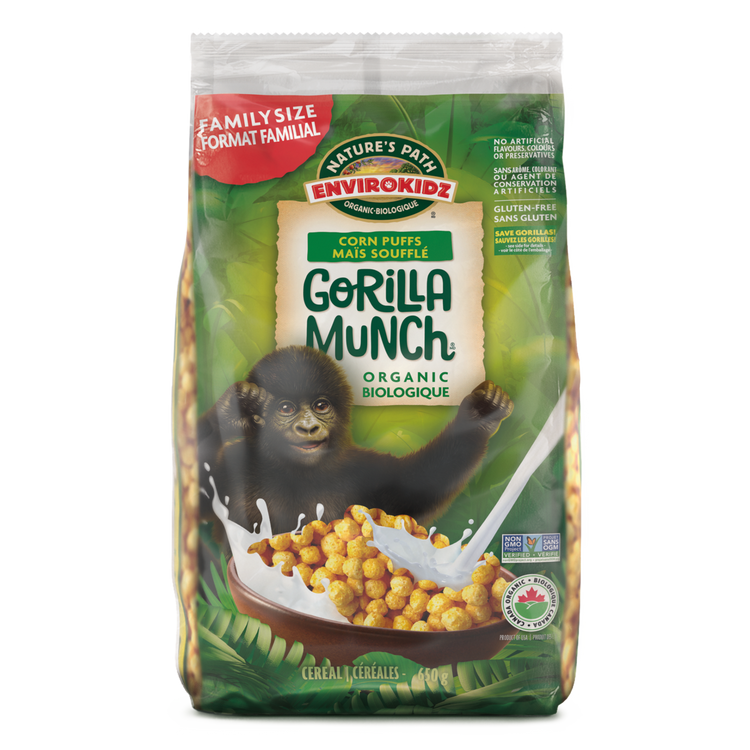 Gorilla Munch Cereal, 650 g Earth Friendly Bag