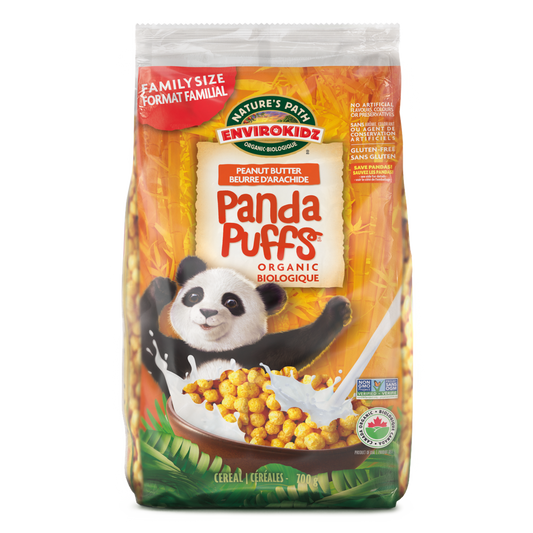 Panda Puffs Cereal, 700 g Bolsa amigable para la tierra