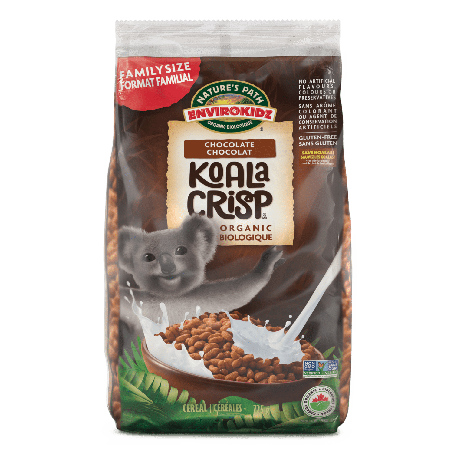 Koala Crisp Cereal, 725 g de Terre conviviale Sac