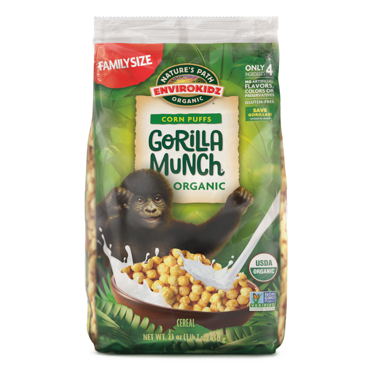 Gorilla Munch Cereal, 23 oz Earth Friendly Bag