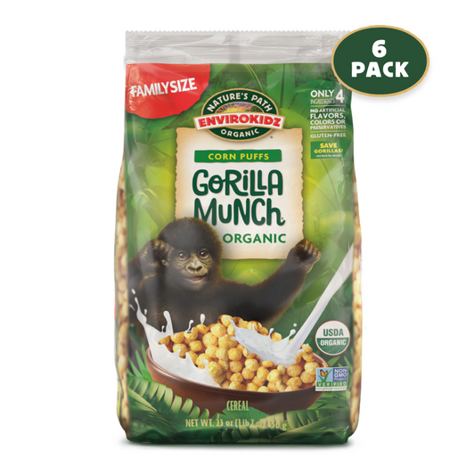 Gorilla Munch Cereal, 23 oz Bolso amigable para la tierra
