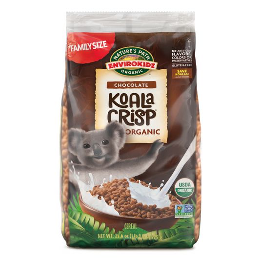 Cereal crujiente de Koala, Bolsa amigable para la tierra de 25.6 oz