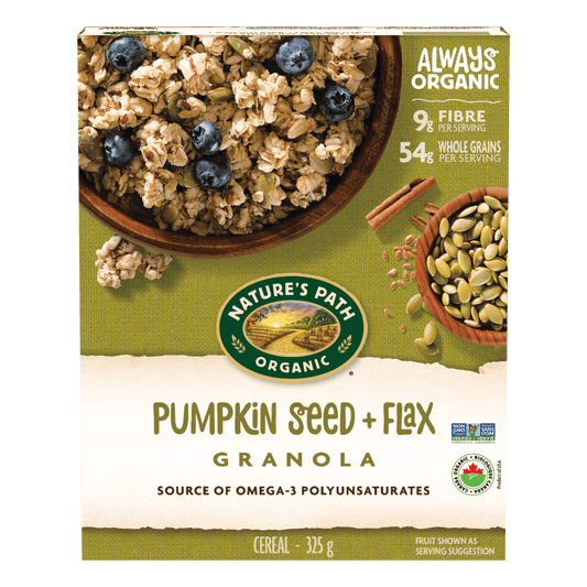 Pumpkin Seed + Flax Granola, 325 g Box