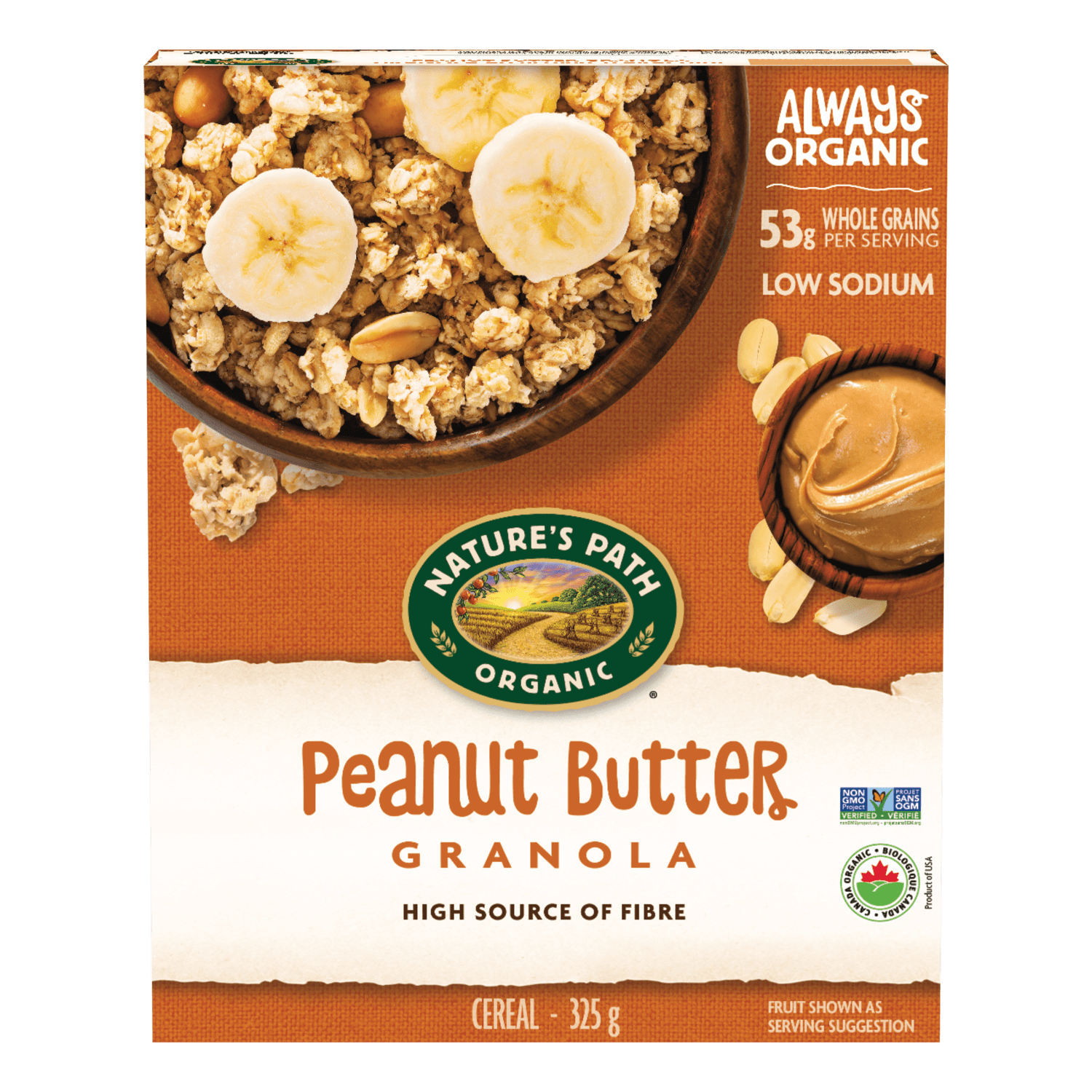 Granola au beurre d'arachide, 325 g Boîte