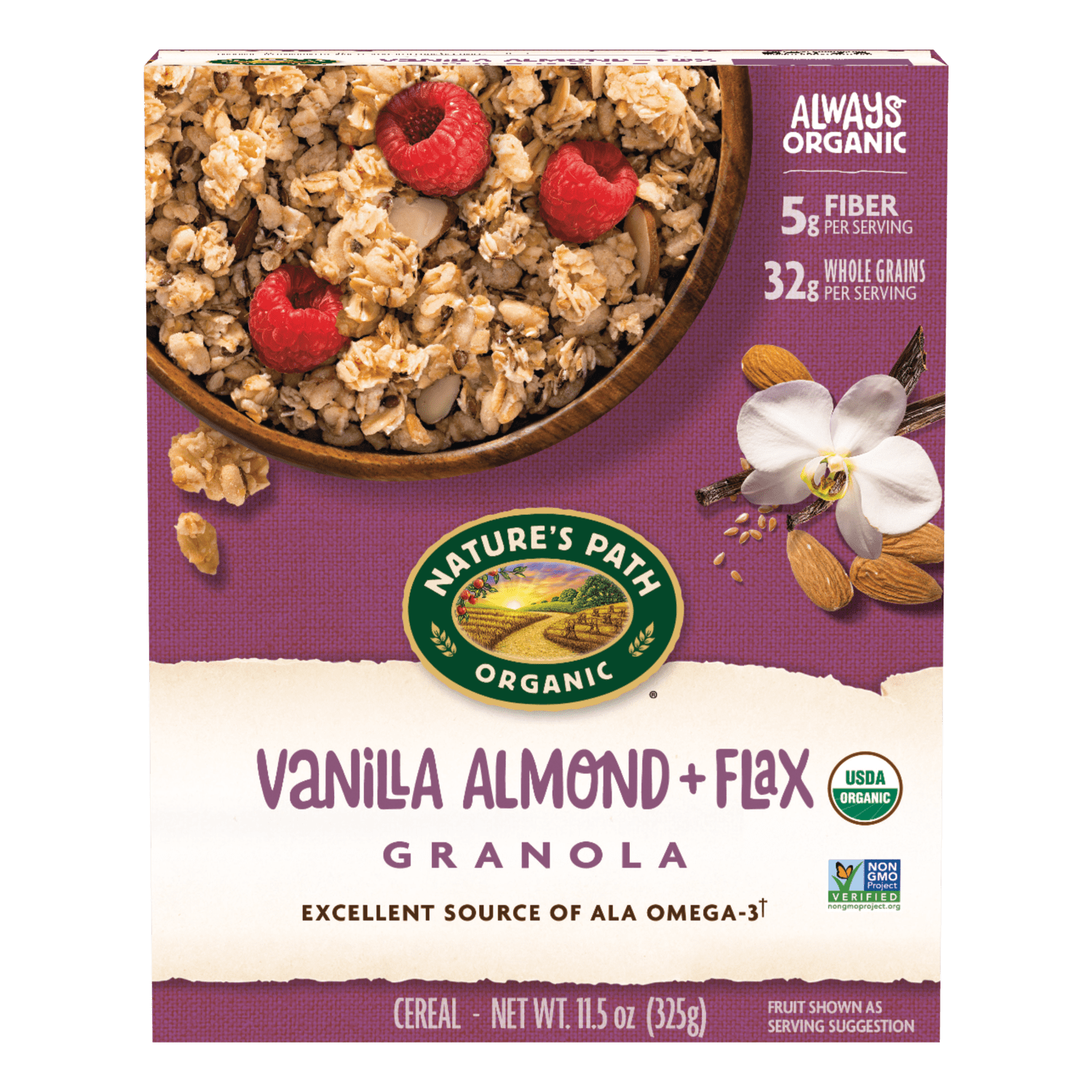 Vanilla Almond + Flax Granola