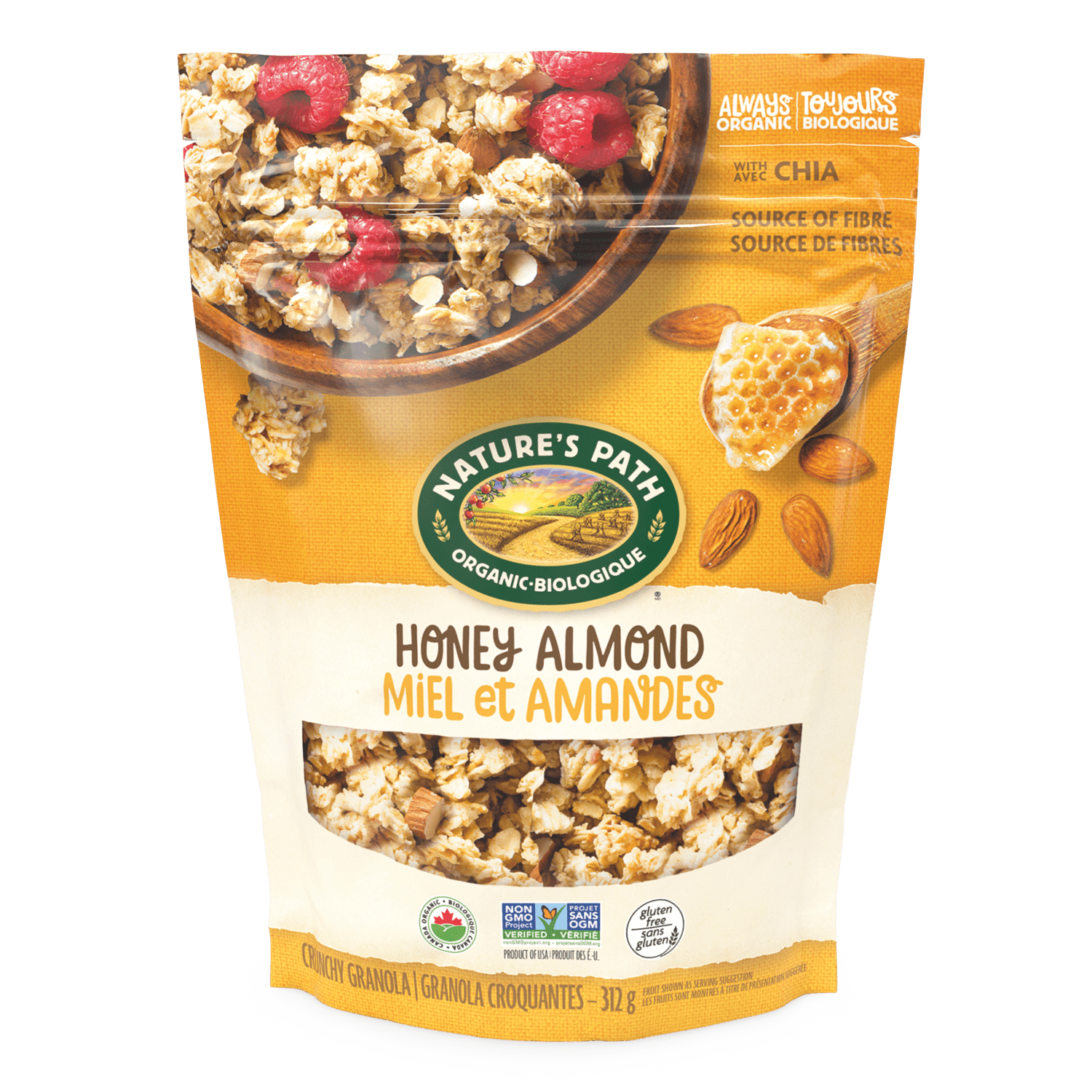 Granola d'amande au miel, 312 G Scheche