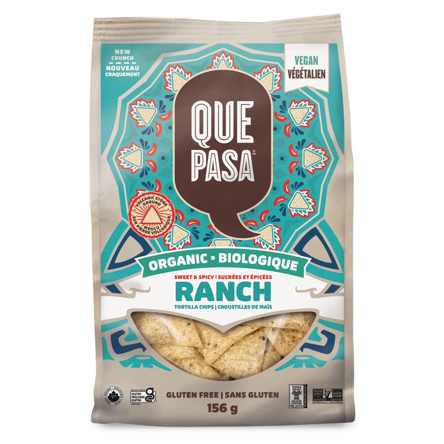 Croustilles de tortilla ranch sucrées et épicées, 156 g Sac