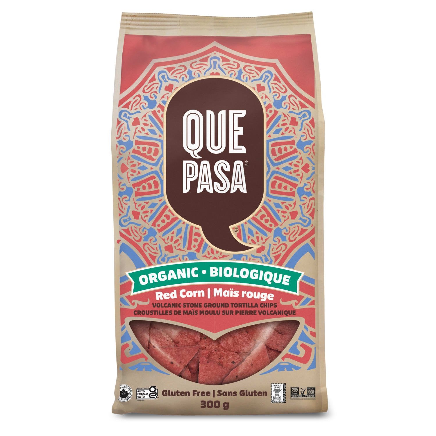 Que Pasa Organic Red Chips 300g Bag