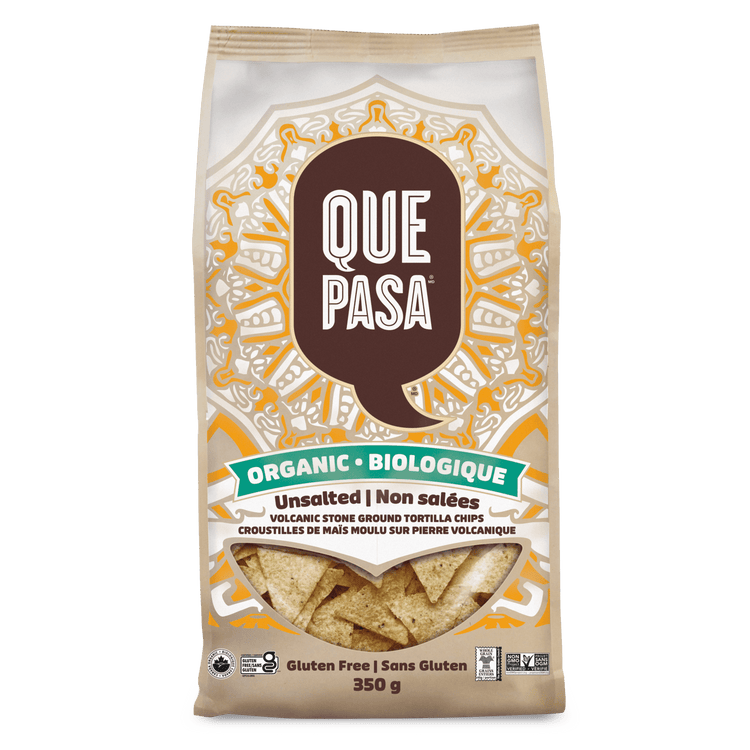 Unsalted Tortilla Chips, 350 g Bag