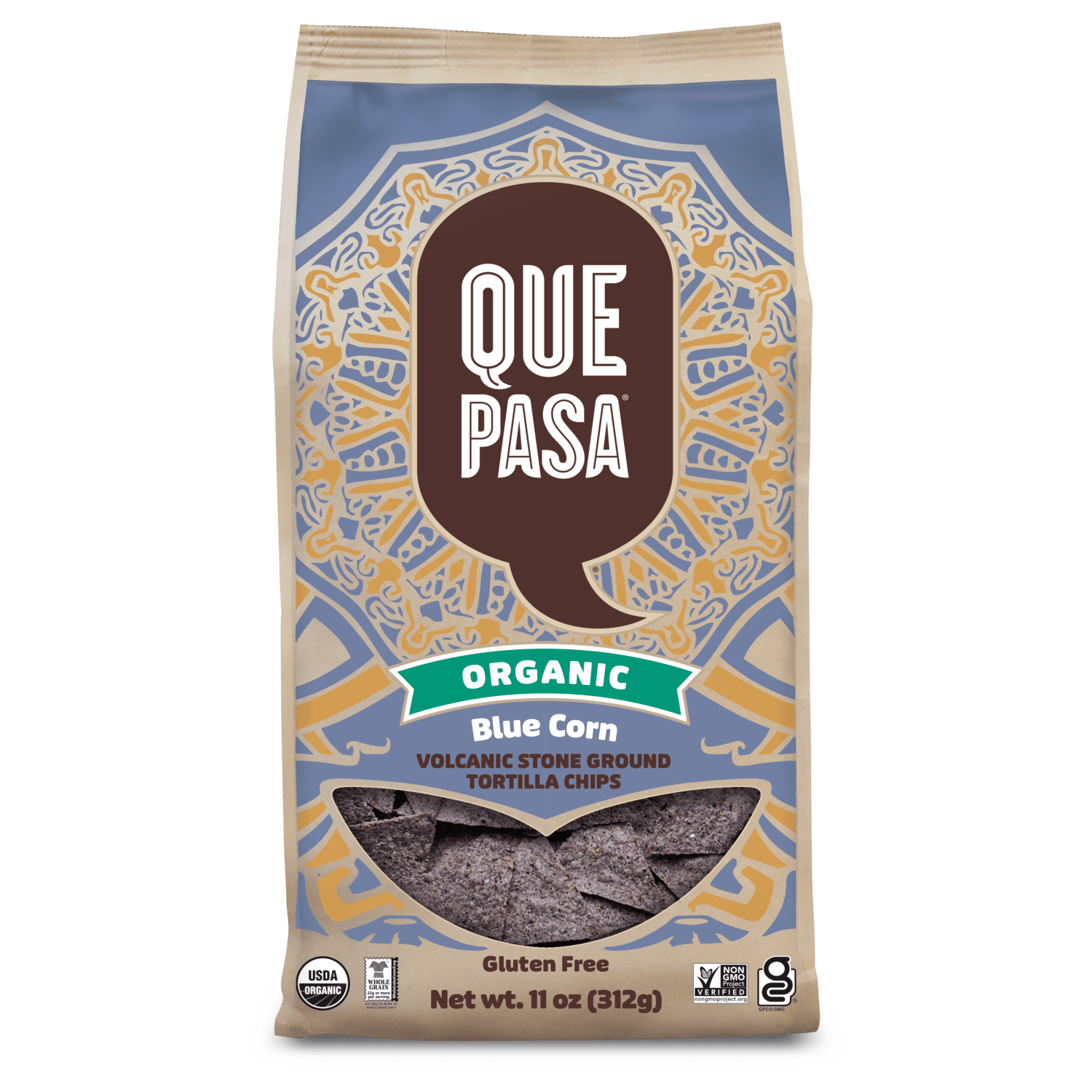 Blue Corn Tortilla Chips, 11 oz Bag