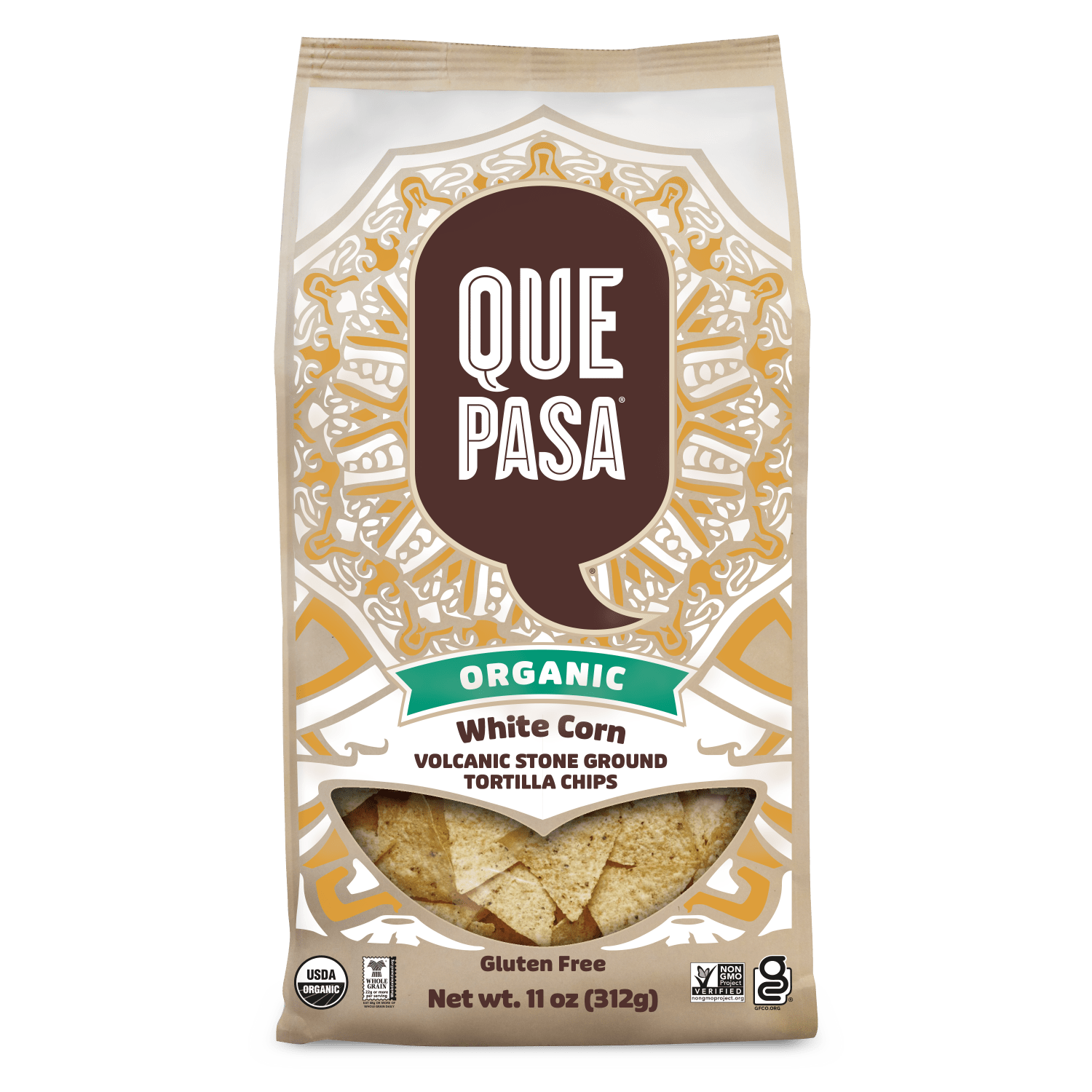 White Corn Tortilla Chips, 11 oz Bag