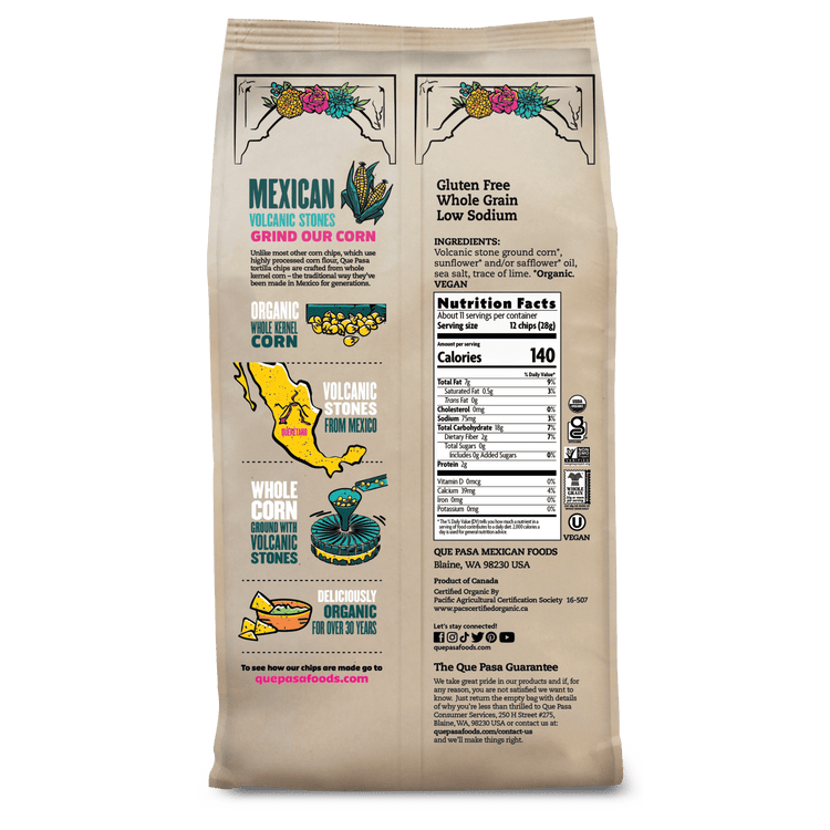 Day of the Dead Tortilla Chips, 11 oz Bag