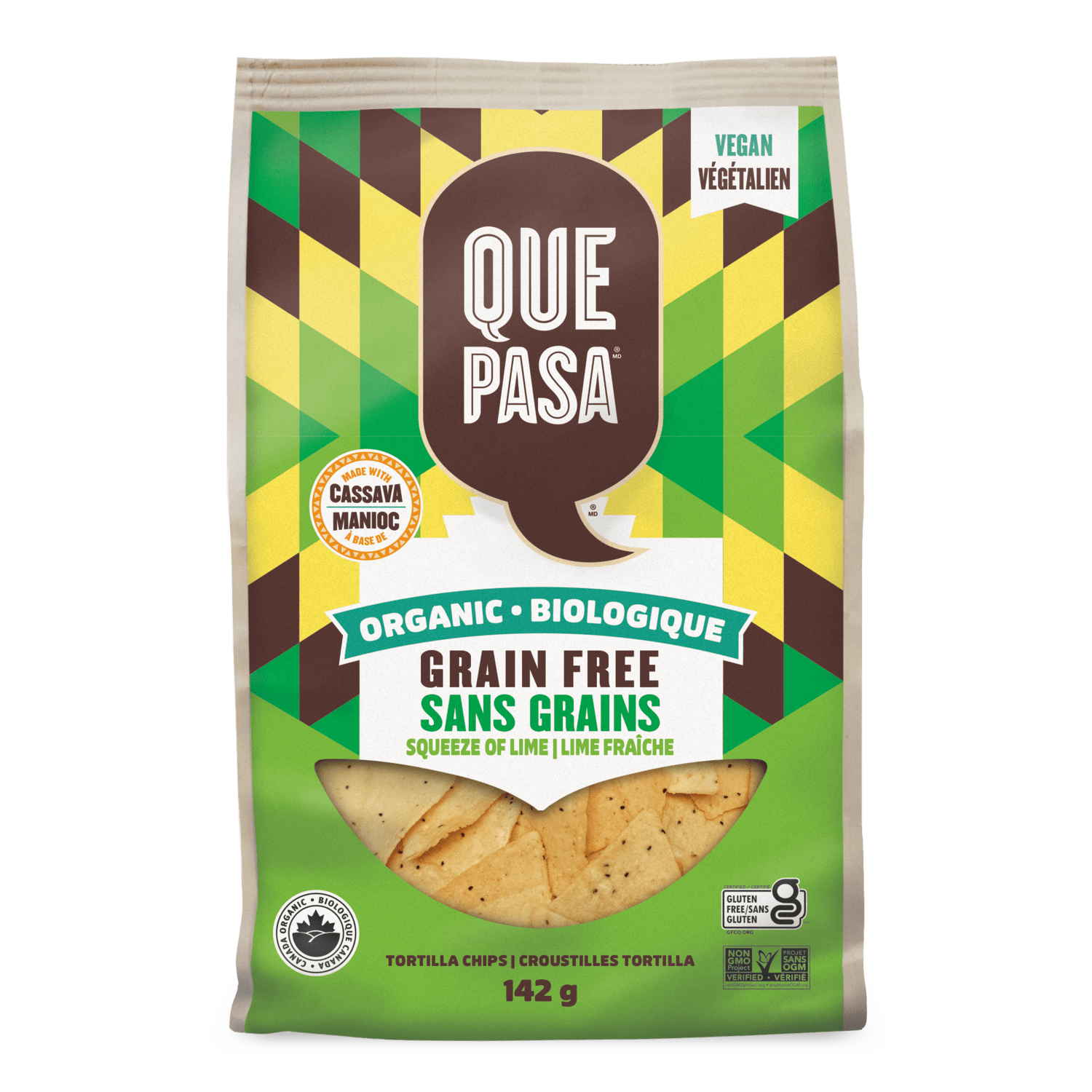 Passe de croustilles de tortilla sans lévaire, 142 g Sac