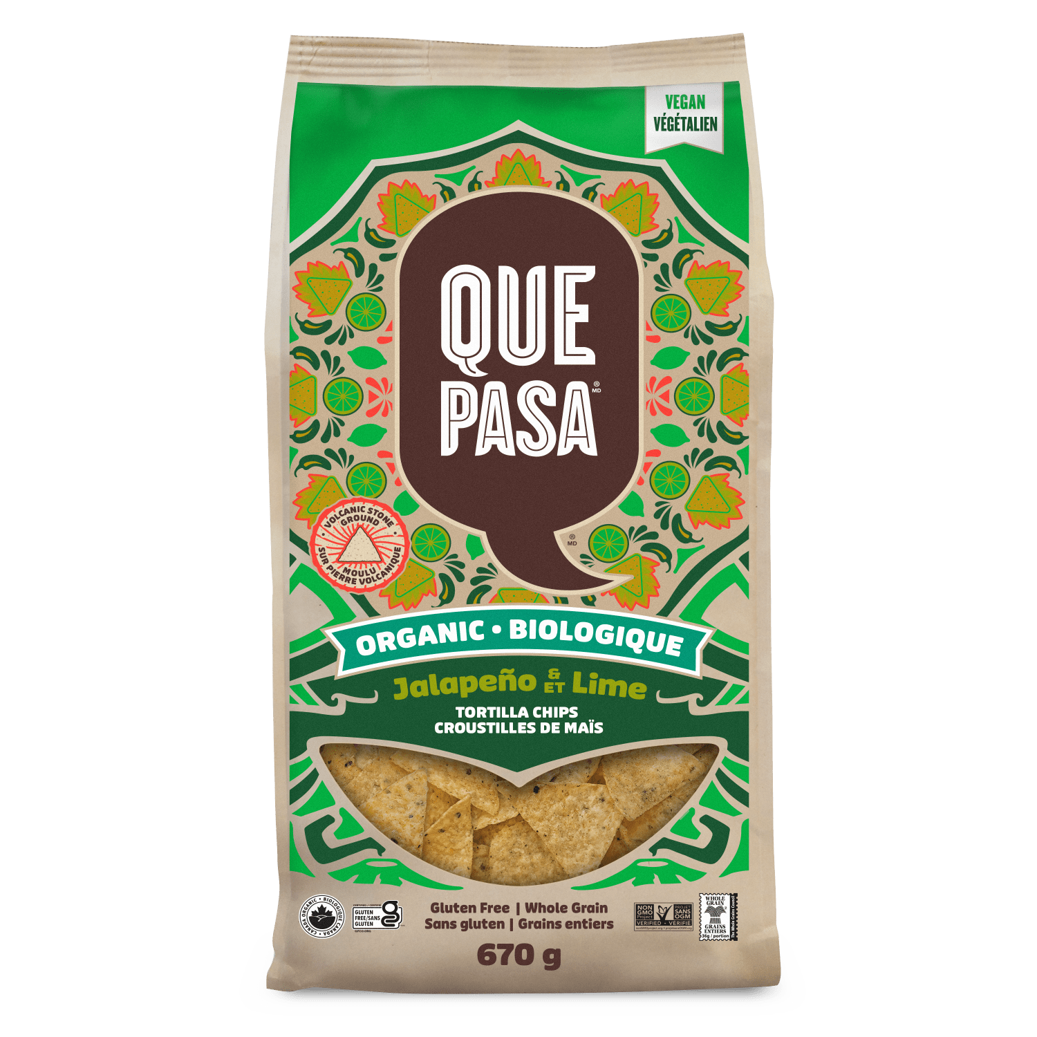 Jalapeño & Lime Tortilla Chips, 670 g Bag