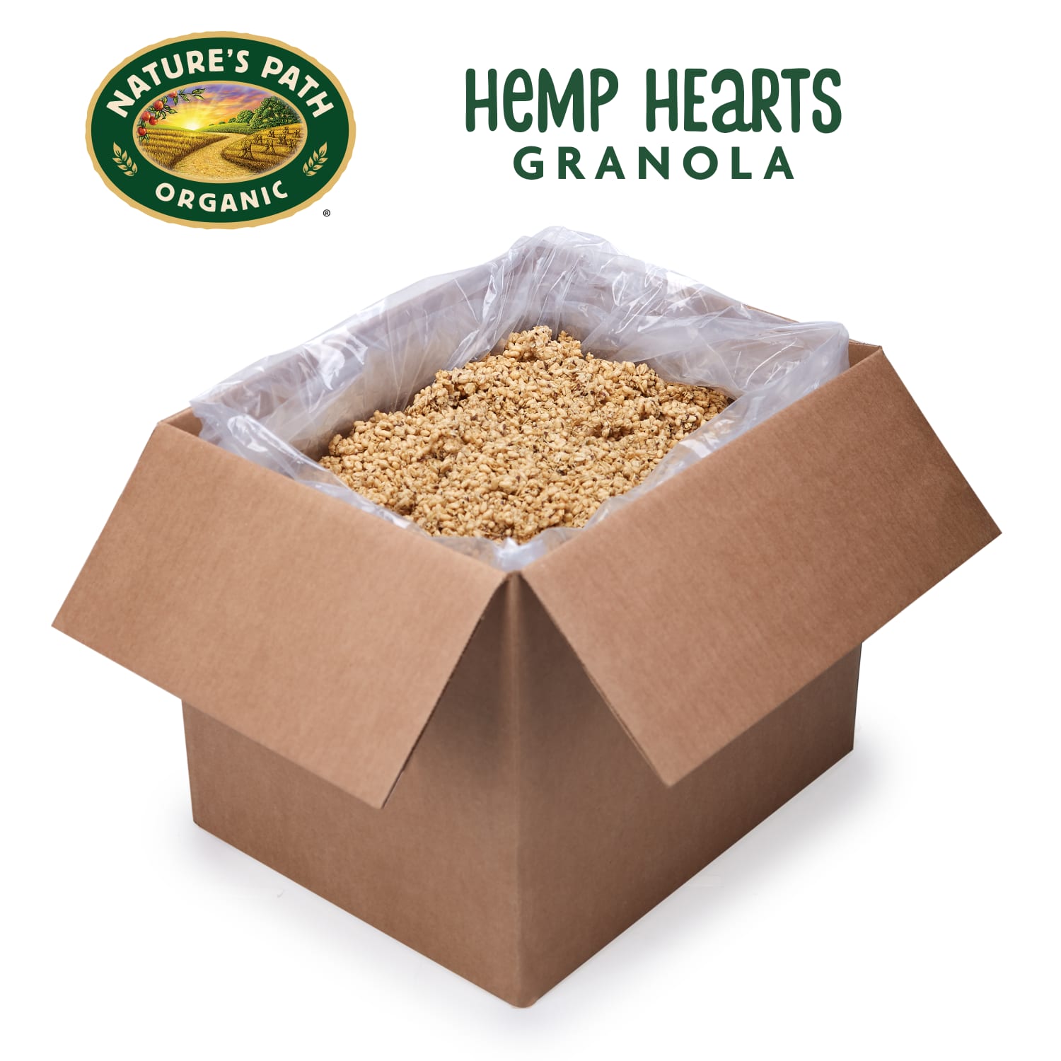 Nature's Path Organic Hemp Hearts Granola 25lb Bulk Box