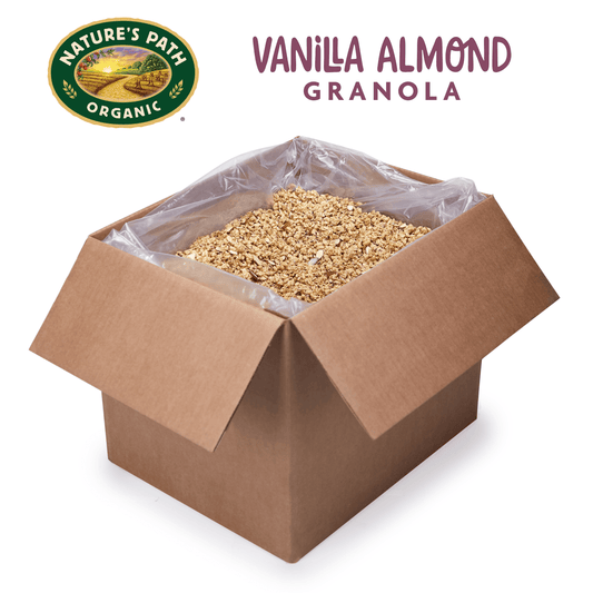 Vanilla Almond + Flax Granola, 25 lb Bulk Box