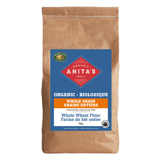 Whole Grain Stone Ground Whole Wheat Flour, 5 kg Bag