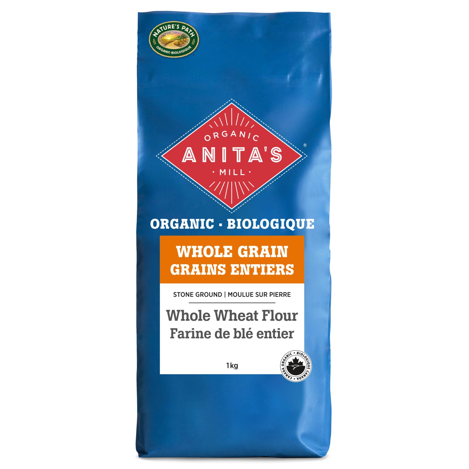 Anita's Organic Mill Sprouted Whole Grain Whole Wheat Flour 1kg Bag