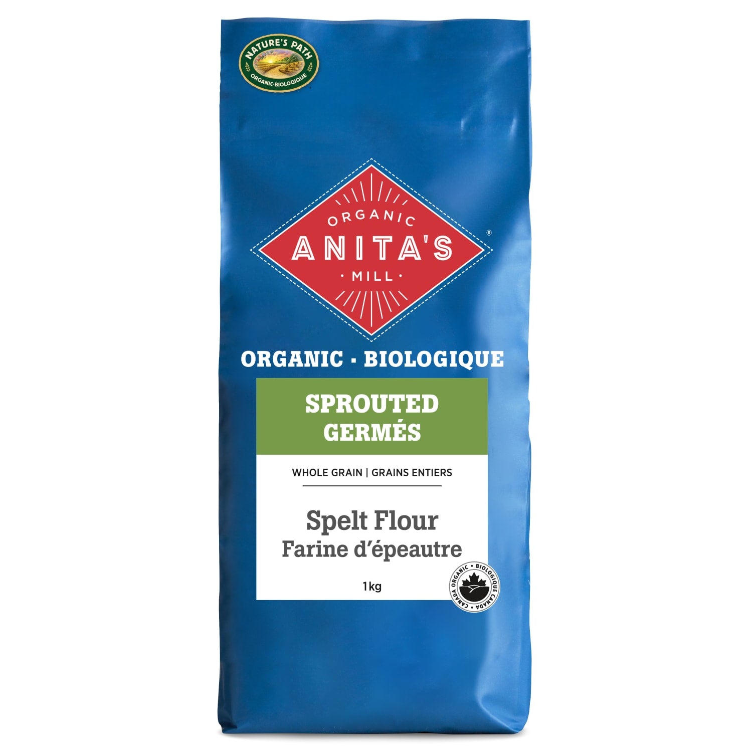 Anita's Organic Mill Sprouted Whole Grain Spelt Flour 1kg Bag