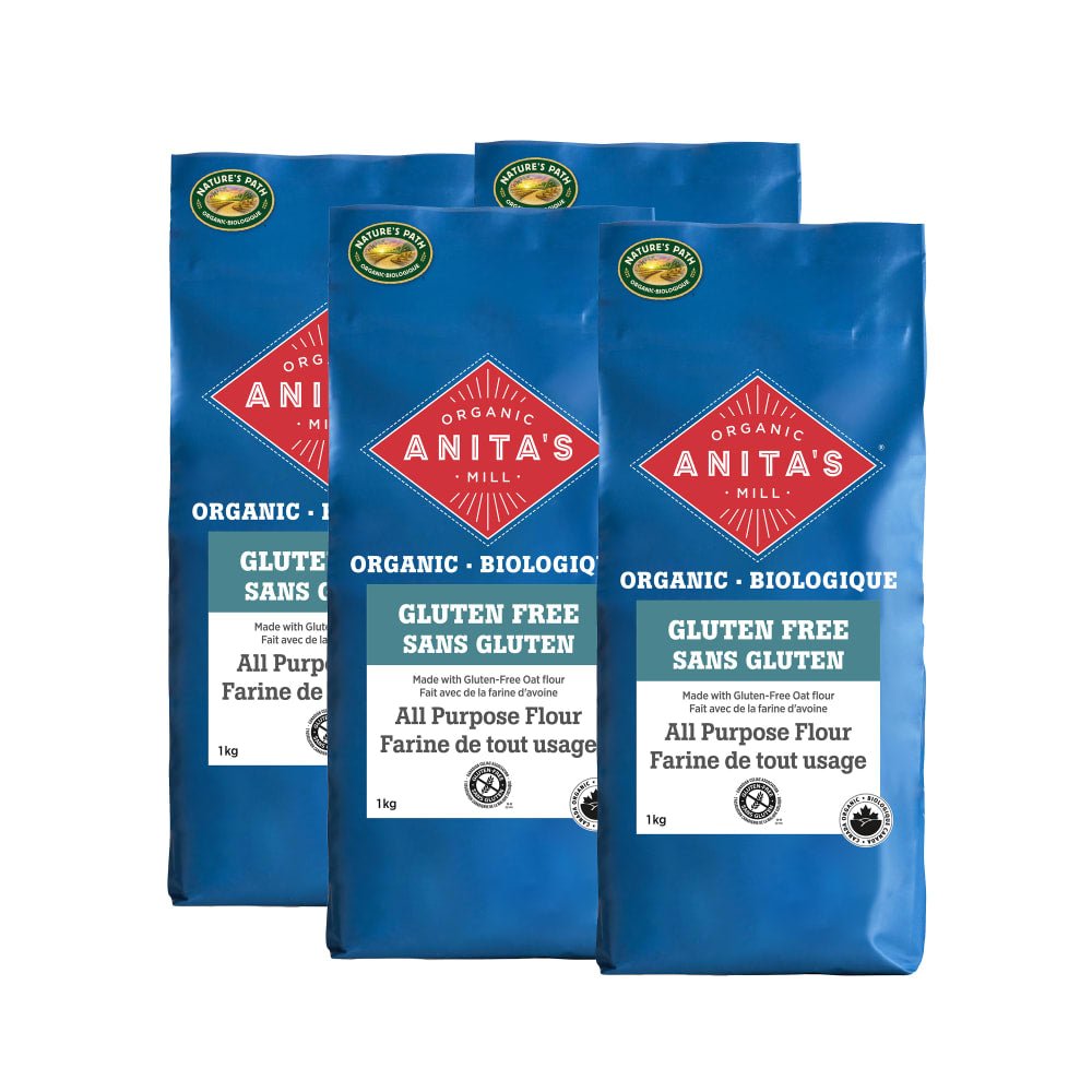 Pack of 4, Anita's Organic Mill Gluten Free All Purpose Flour 1kg Bag