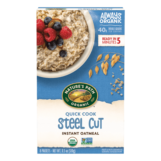 Quick Cook Steel Cut Oatmeal, 11.3 oz Box