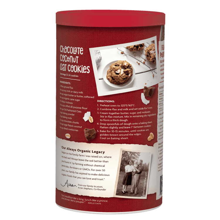 Old Fashioned Oats Oatmeal, 18 oz Canister