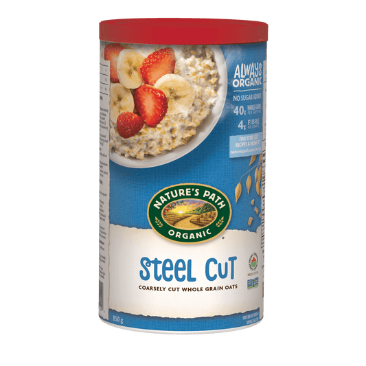 Steel Cut Oats Oatmeal, 850 g Canister