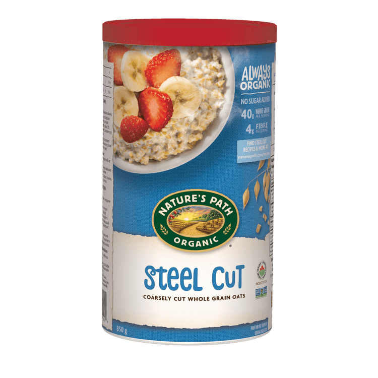 Steel Cut Oats Oatmeal, 850 g Canister