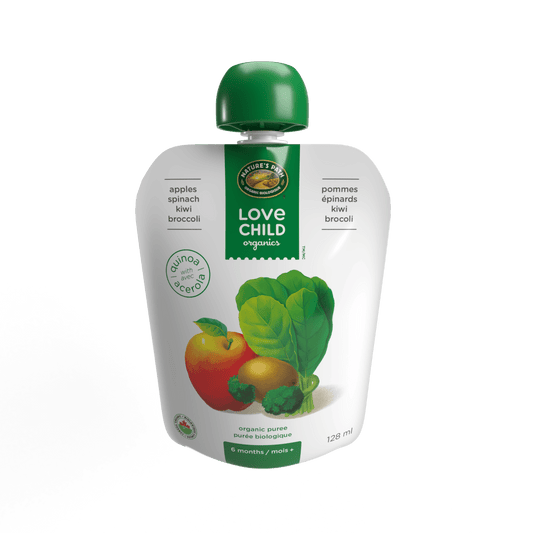 Superblends Apples, Spinach, Kiwi + Broccoli Puree, 128 ml Pouch