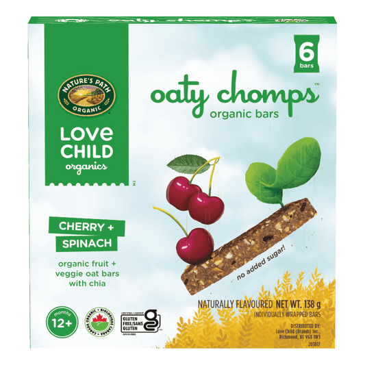 Oaty Chomps Cherry + Snack Snack Bar, 138 g Boîte