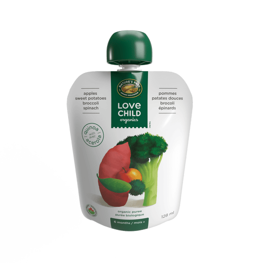 Superblends Apples, Sweet Potatoes, Broccoli + Spinach Puree, 128 ml Pouch