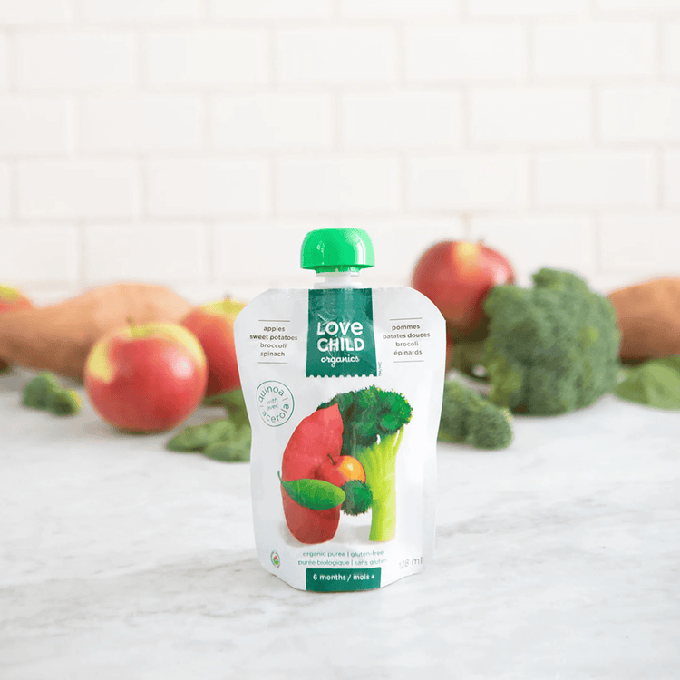 Superblends Apples, Sweet Potatoes, Broccoli + Spinach Puree, 128 ml Pouch