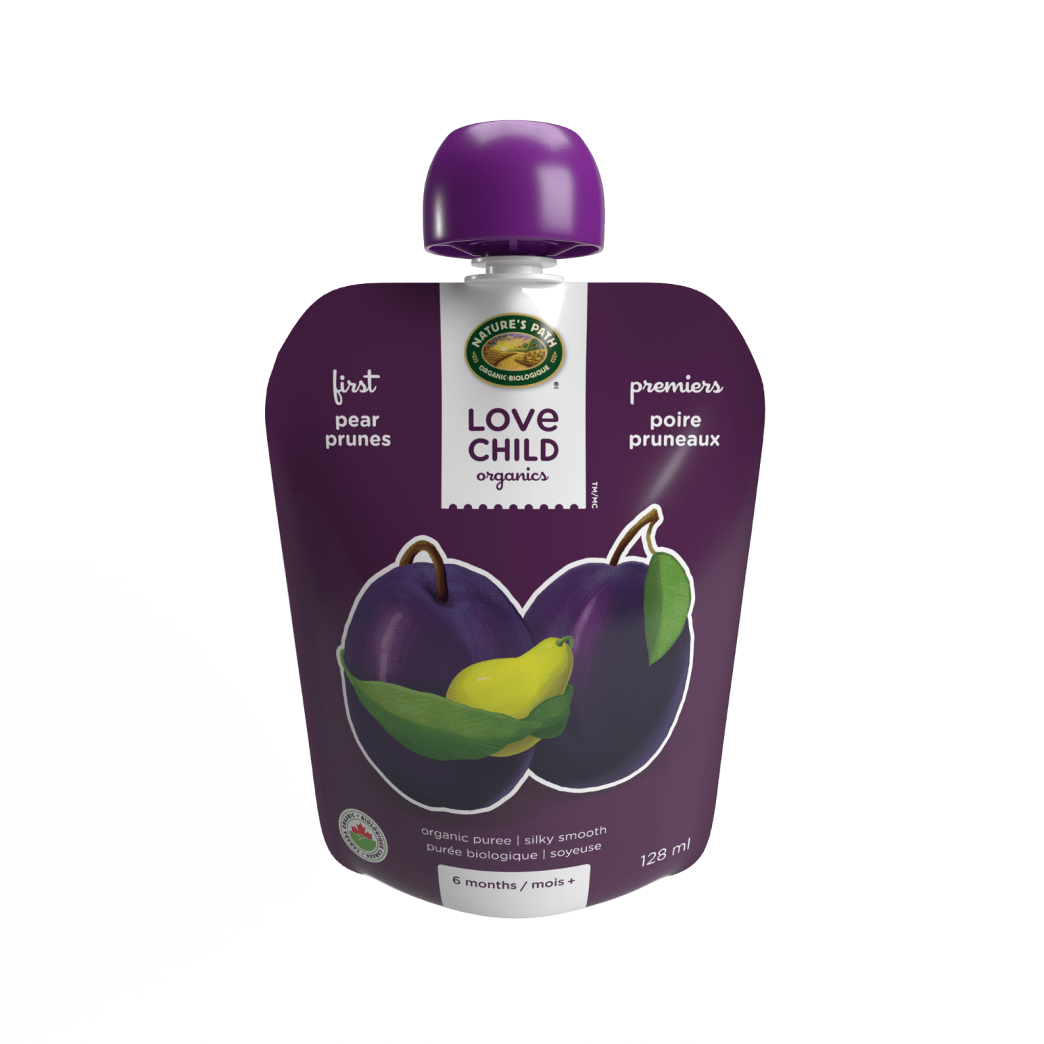 Simple Firsts Pear/Prunes Puree, 128 ml Pouch