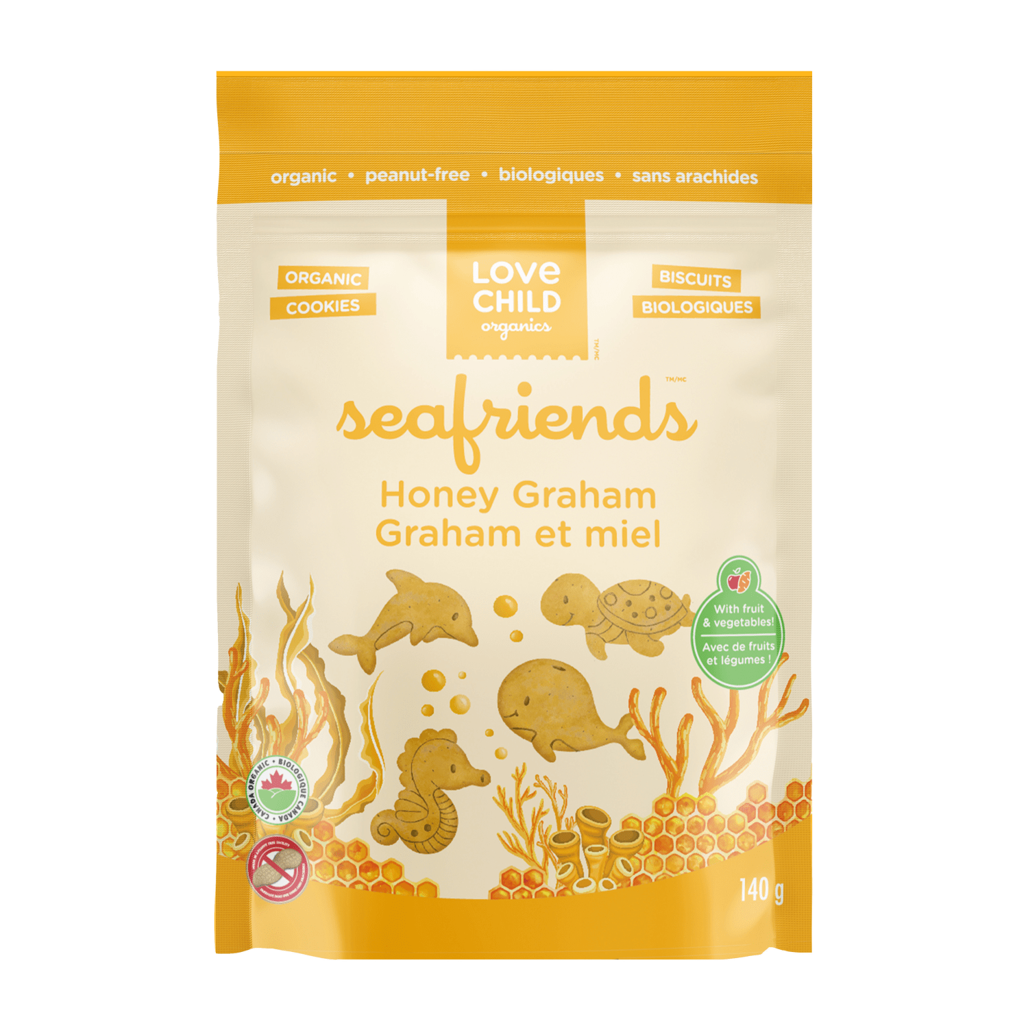 Sea Friends Honey Graham Cookies