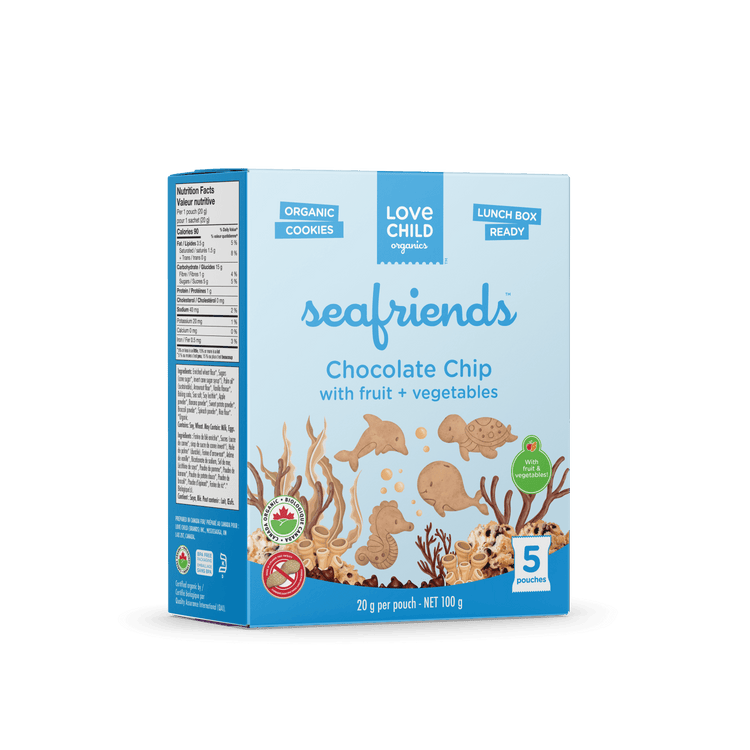 Sea Friends Chocolate Chip Cookies, 100 g Pouch