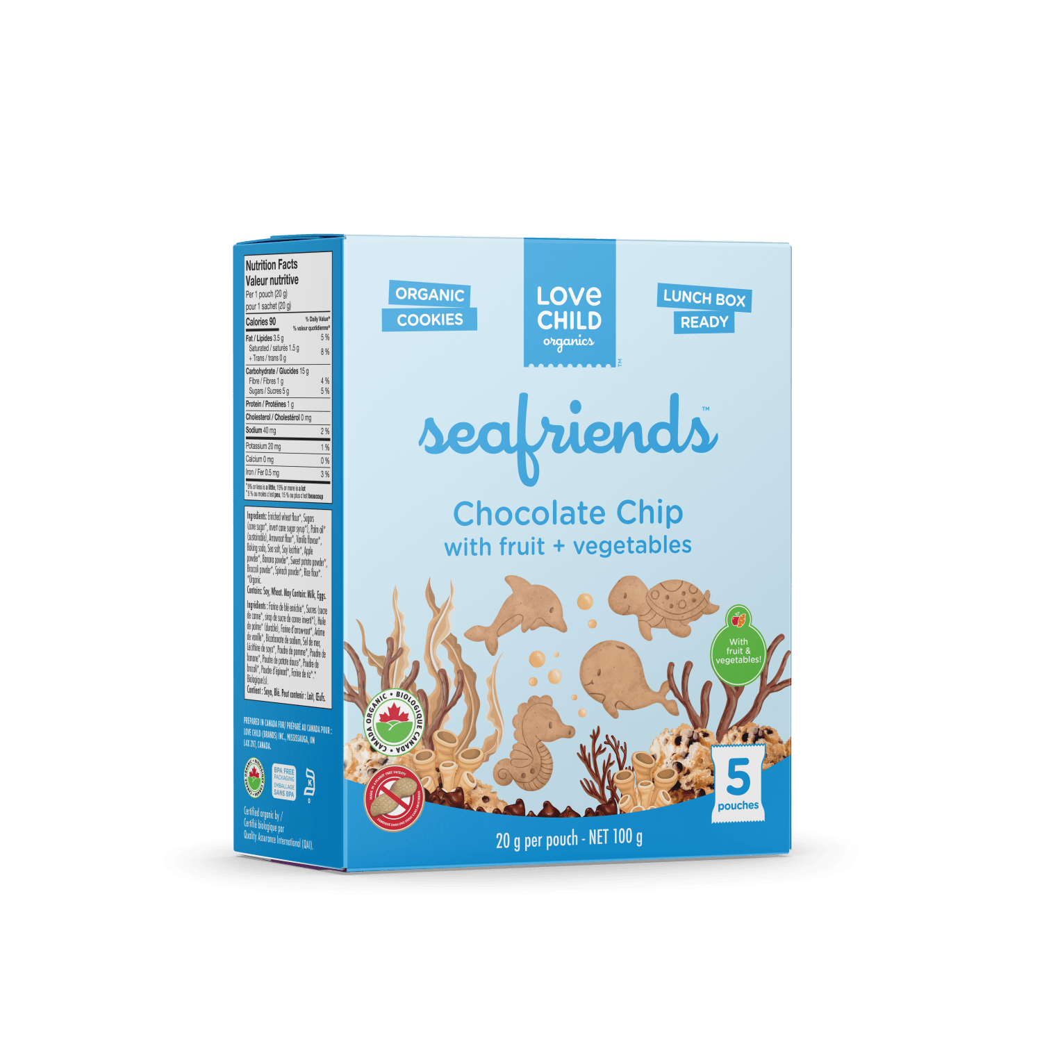 Sea Friends Chocolate Chip Cookies