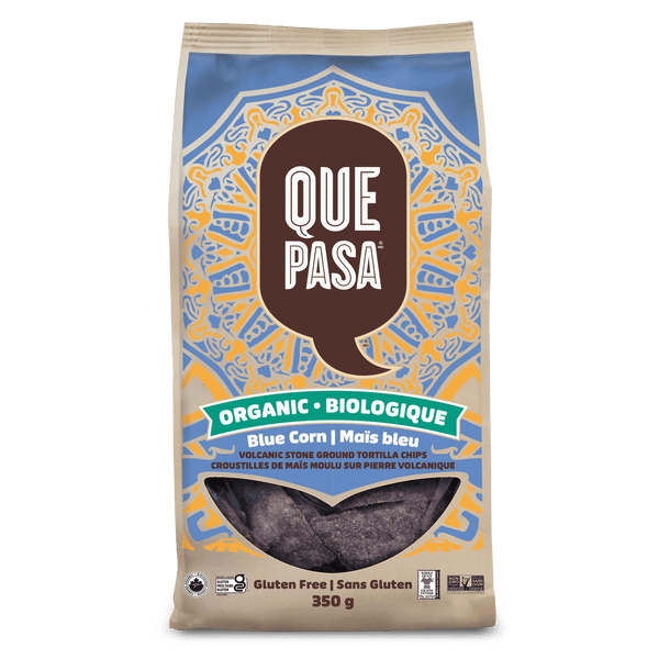 Que Pasa Organic Blue Corn Tortilla Chips