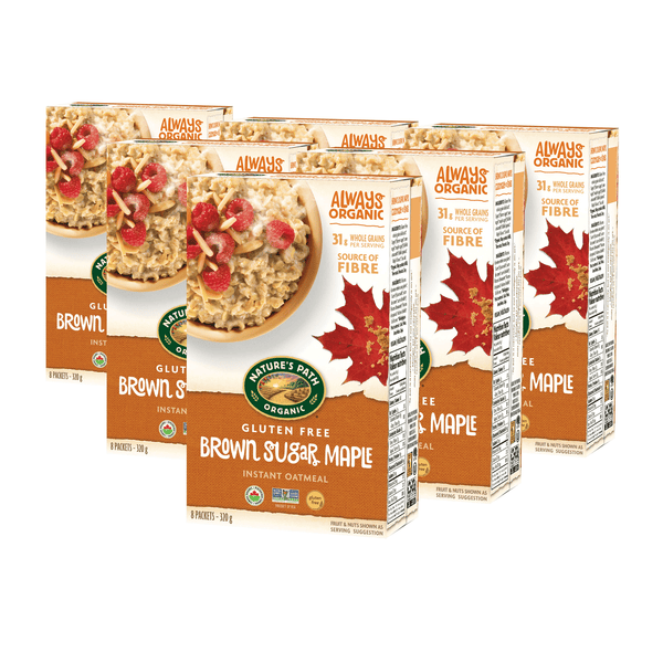 Farine d'avoine à l'érable à sucre brun, 320 g Boîte