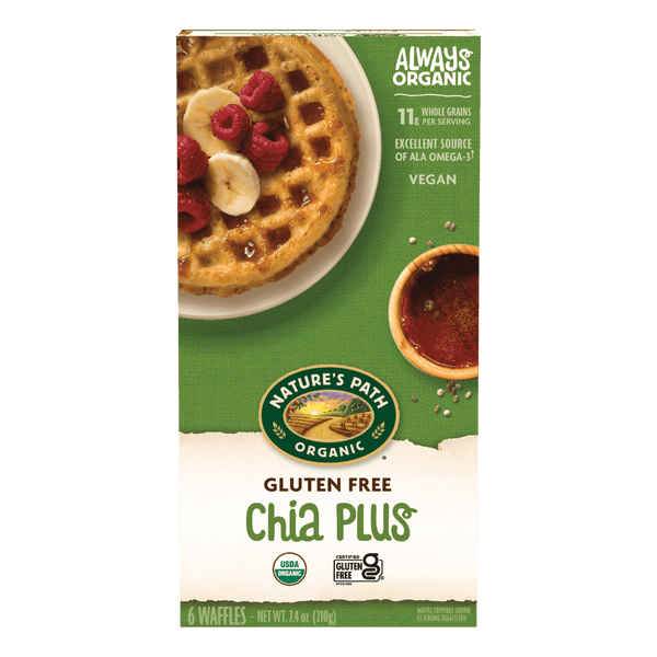 Nature's Path Organic Chia Plus Gluten Free Frozen Waffles