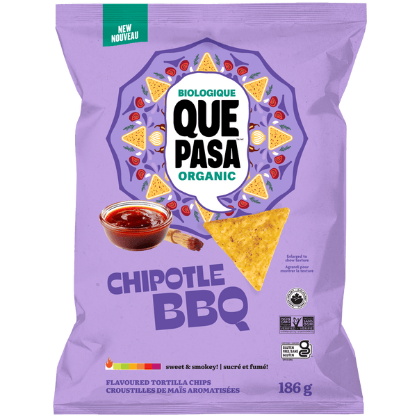 Que Pasa Organic Chipotle BBQ Tortilla Chips