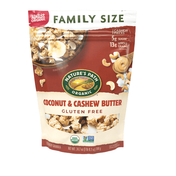 Nature's Path Organic Coconut & Cashew Butter Gluten Free Granola