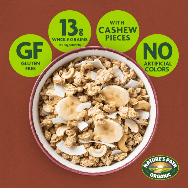 Nature's Path Organic Coconut & Cashew Butter Gluten Free Granola