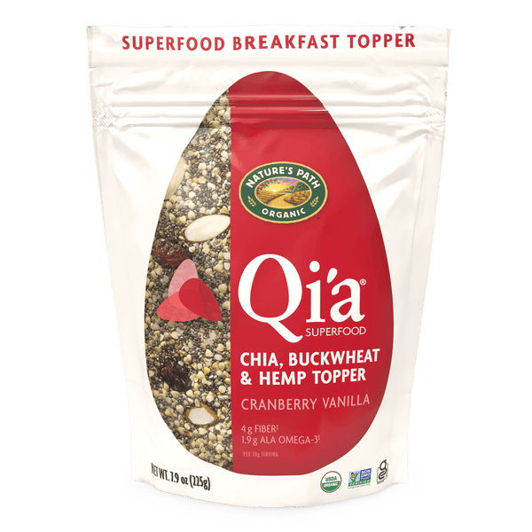 Cranberry Vanilla Chia, Buckwheat & Hemp Superfood Breakfast Topper Cereal