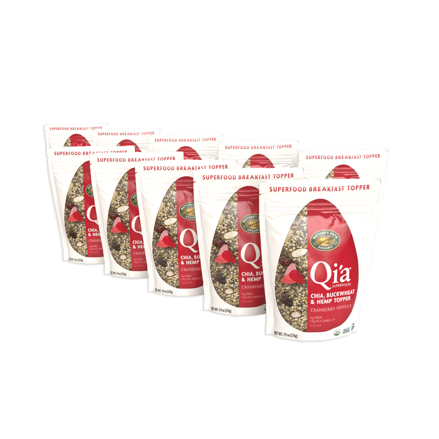 Cranberry Vanilla Chia, Buckwheat & Hemp Superfood Breakfast