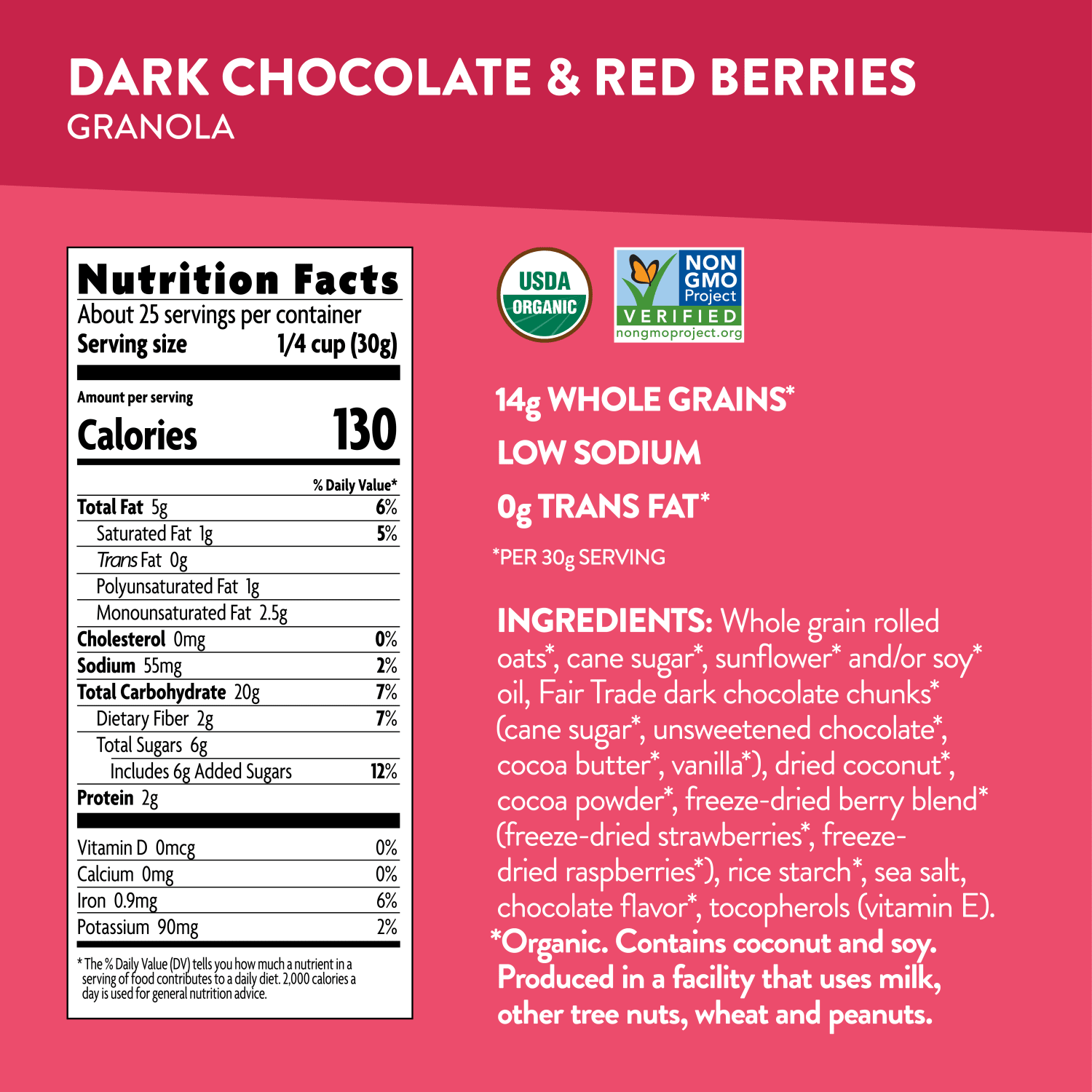 Dark Chocolate & Red Berries Granola_058449771852
