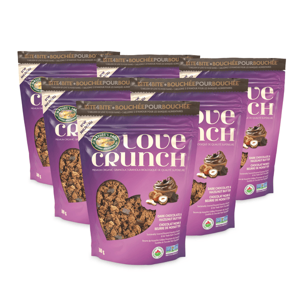 Love Crunch Organic Dark Chocolate & Hazelnut Butter Granola